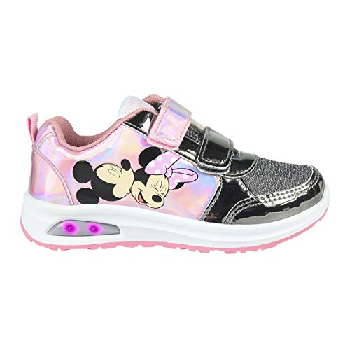 CERDÁ LIFE'S LITTLE MOMENTS Cerdá-Zapatilla con Luces Minnie Mouse de Color Rosa, Niñas, 28 EU