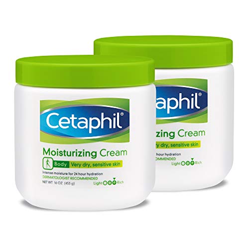 Cetaphil Profumo Crema Idratante libero, Jars 16 once (pacchetto di 2)