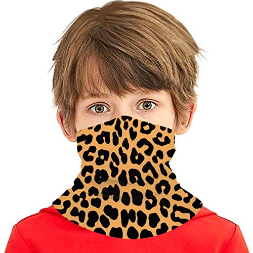 chenguang4422 Pañuelo para el cuello Pañuelo con estampado de leopardo gratis Pasamontañas de vector Variedad Toalla de cara Bufanda Cubierta de babero de seda de hielo a prueba de viento con filtro