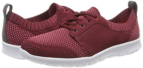 Clarks Step Allenasun, Zapatillas para Mujer, Rojo (Maroon Maroon), 37.5 EU