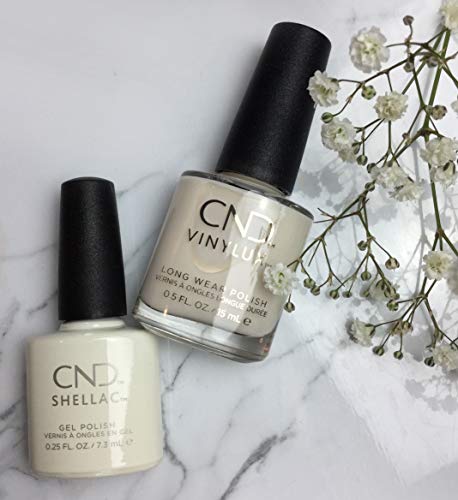 Cnd Shellac, Esmalte de gel de uñas (White Wedding) - 7.3 ml.