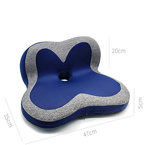 Cojín para Anillos de Donut Espuma viscoelástica Premium para heamorroides Pilas coxis o Dolor Postnatal Coche Silla de Ruedas Oficina