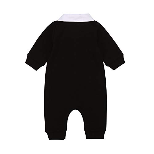 Conjunto bicolor de algodón KARL LAGERFELD KIDS BEBE NEGRO 12MESES