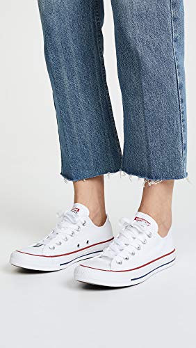 Converse Chuck Taylor All Star Ox, Zapatillas para Mujer, Blanco Optical White, 41 EU