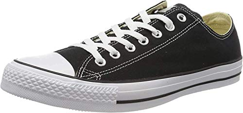 Converse Chuck Taylor All Star Ox, Zapatillas Unisex Adulto, Negro Black, 42.5 EU