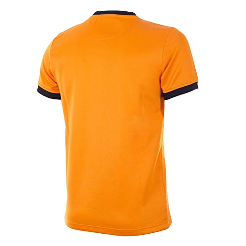 copa Holland World Cup 1978 Retro Football Shirt Camiseta de Cuello Redondo fútbol, Hombre, Naranja, Small