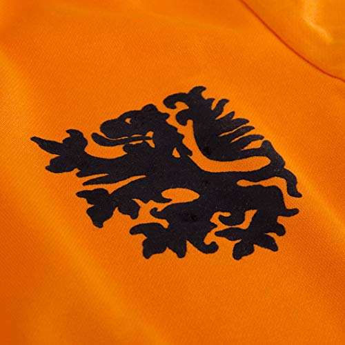 copa Holland World Cup 1978 Retro Football Shirt Camiseta de Cuello Redondo fútbol, Hombre, Naranja, Small