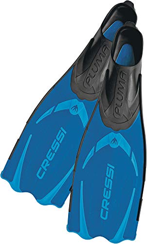 Cressi Pluma - Aletas de buceo, color azul (blue) - Tamaño 43/44