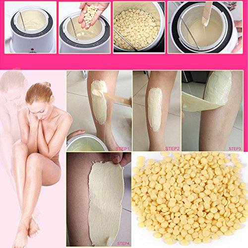 Depilación， 10 tipos 100g/bolsa Depilatory Hard Wax Waxing Bean Arm Body Bikini depilación(Negro)