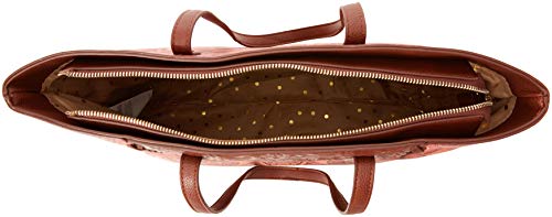 Desigual - Bols_winter Valkyria_redmond, Shoppers y bolsos de hombro Mujer, Marrón (Leather Brown), 13x29x38 cm (B x H T)