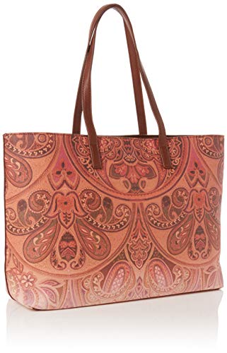 Desigual - Bols_winter Valkyria_redmond, Shoppers y bolsos de hombro Mujer, Marrón (Leather Brown), 13x29x38 cm (B x H T)