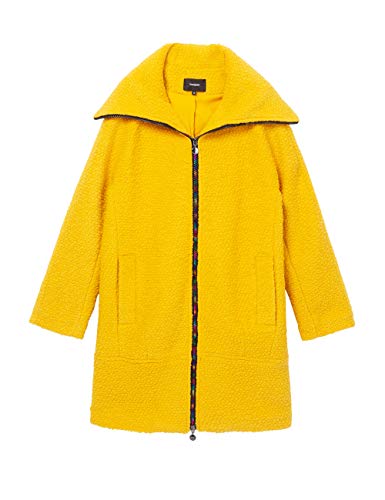 Desigual Coat Land Abrigo, Amarillo (Solar Power 8067), EU 38 para Mujer