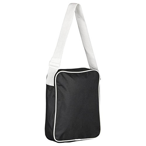 Diseño de bolso folleto distribución experto negro fino