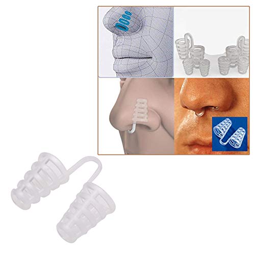 Dispositivos Antirronquidos,DZONH Combinaciones para Detener los Ronquidos Dispositivo Nasal con Tapón de Ronquidos Solución Profesional Contra los Ronquidos con Clips Nasales,Boquilla,Tapón de Lengua