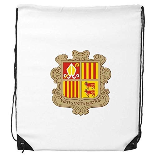 DIYthinker Andorra La Vella Andorra Emblema Nacional morral del Lazo de Compras Deportes Bolsas de Regalo