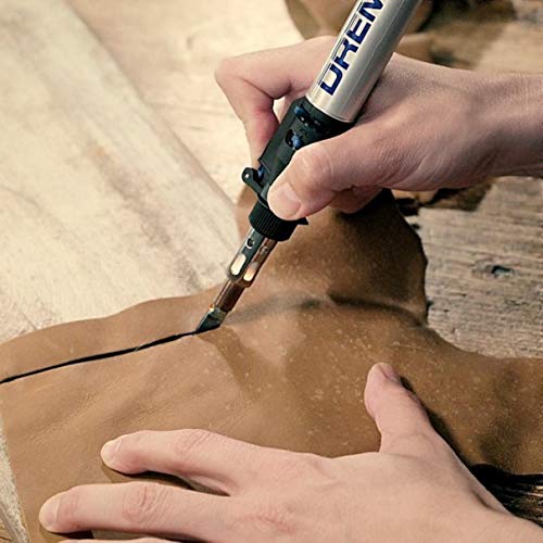 Dremel VersaTip 2000 Soldador de Butano, Incluye 6 Puntas Intercambiables y Estuche Metálico (Duración Máxima del Encendido 90 min), Encendido Eléctrico