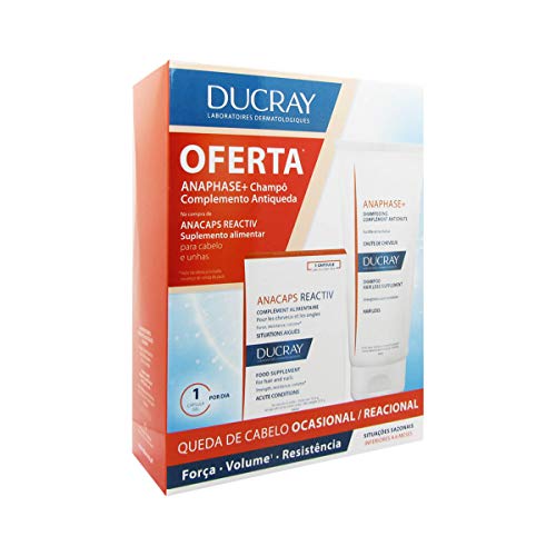 Ducray Pack Anacaps Reactiv x30 + Anaphase+ Champú 200ml