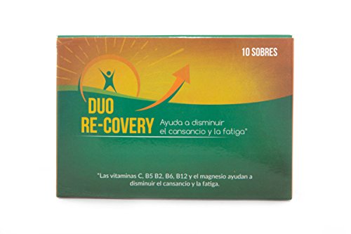 Duo Recovery (pack 10 sobres) -- RECUPERA LA ENERGÍA FÍSICA Y MENTAL Y AYUDA A PROTEGER EL HIGADO -- Con Vitaminas B12 B1 B2 B5 B6, Colina, Magnesio, Inositol, Vitamina C