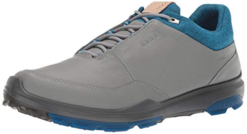 ECCO Biom Hybrid 3, Zapatillas de Golf para Hombre, Gris (Gris/Azul 000), 43 EU