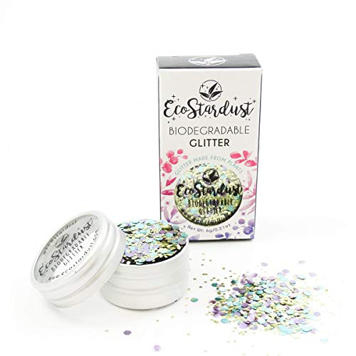 EcoStardust Aurora - Clavos para el cabello biodegradables con purpurina