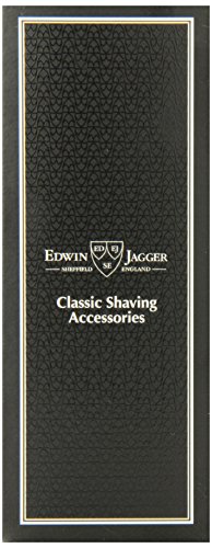 Edwin jagger 81sb586 - Brocha para afeitar de pelo de tejn (imitacin a madera de bano, con cuello y extremo de acero niquelado)