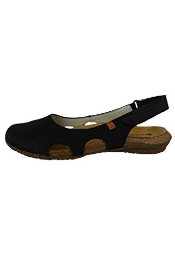 El Naturalista Pleasant Wakataua, Sandalias con Punta Cerrada para Mujer, Negro (Black), 37 EU