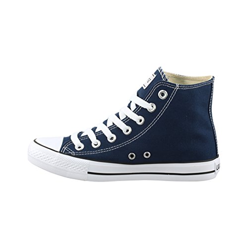 Elara Zapatilla de Deporte Unisex Sneaker High Top Chunkyrayan Azul Oscuro BE-CA014/CB019 Dk.Blue-39