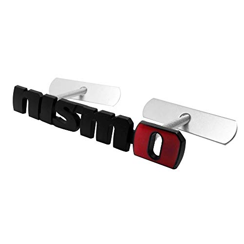 Emblema De La Parrilla 3D Del Frente Del AutomóVil, Pegatinas De Parachoques De La Parrilla Del Logotipo De ReposicióN AutomáTica, para Nissan 350z Nv200 Versa Np300 X-Trail Juke Nismo Qashqai Almera