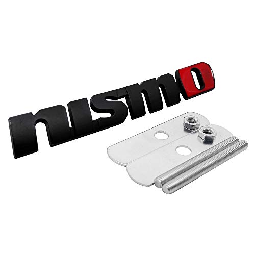 Emblema De La Parrilla 3D Del Frente Del AutomóVil, Pegatinas De Parachoques De La Parrilla Del Logotipo De ReposicióN AutomáTica, para Nissan 350z Nv200 Versa Np300 X-Trail Juke Nismo Qashqai Almera