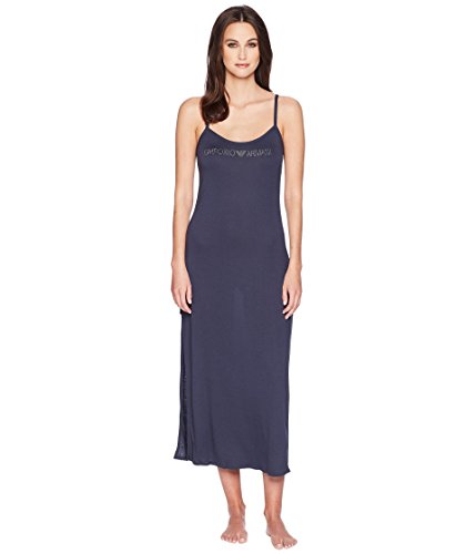 Emporio Armani Long Nightdress SS Night Blue Night Blue S