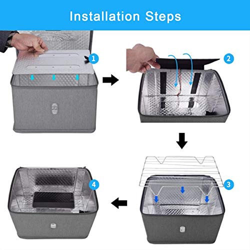 Esterilizador UV Desinfección UVC Portátil Caja Ultravioleta Lámpara 99% de Eficiencia Esterilización en 5 Minutos Utilizada Para Teléfonos Móviles Juguetes Movil Manicura etc.