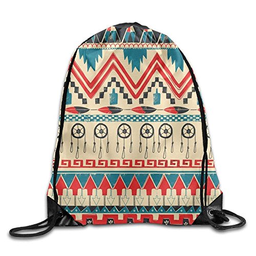 Etryrt Mochilas/Bolsas de Gimnasia,Bolsas de Cuerdas, Bohemian Drawstring Backpack Rucksack Shoulder Bags Training Gym Sack For Man and Women