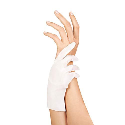 Facialderm - Guantes Hidratantes con Perla, Pack 4 unidades | Mascarilla Guantes Manos Hidratante Vitamina E