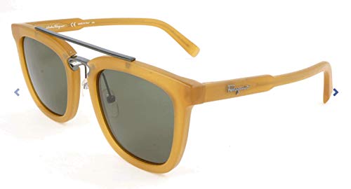 Ferragamo SF844S Gafas de sol, Amarillo (Gelb), 56.0 para Hombre