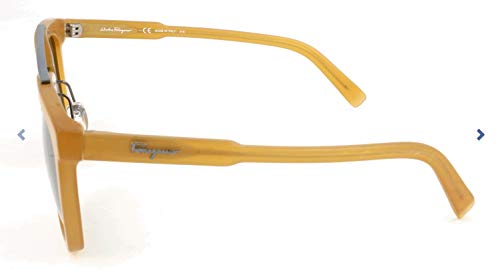 Ferragamo SF844S Gafas de sol, Amarillo (Gelb), 56.0 para Hombre