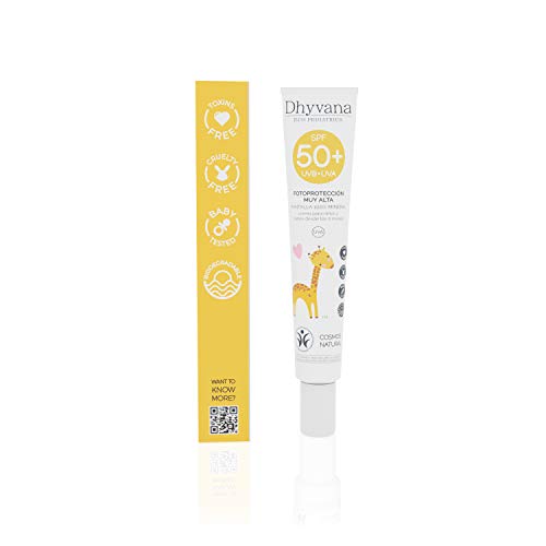 Filtro solar SPF50PLUS. Infantil. 100% Mineral y Natural.