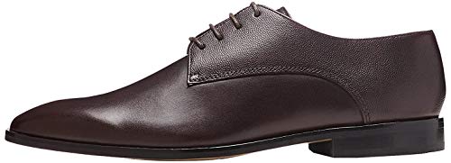 find. Zapato de Cordones Piel Grabada para Hombre, Marrón (Dark Brown), 43 EU