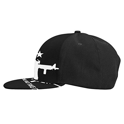 FONDSILVER Texas Come and Take It Flag Sombreros de Snapback para hombres y mujeres de una pieza Gorra de béisbol plana Hip Hop Juventud Visor Sombrero Negro