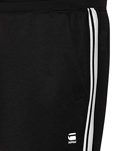 G-STAR RAW Alchesai Slim Tapered Sweatereat Pants Pantalones de Deporte, Negro (Dk Black A650-6484), 42 (Talla del Fabricante: Large) para Hombre