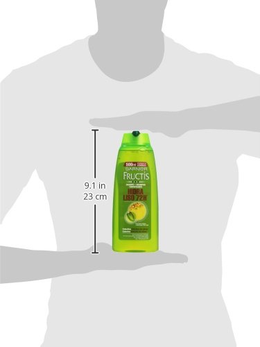 Garnier Fructis - Hidra Liso 72h - Champú para cabellos difíciles de alisar - 500 ml