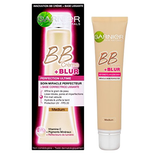 Garnier – Skinactive – BB Crema + Blur Medium – Cuidado Miracle perfecteur + Base Correctrice Lissante