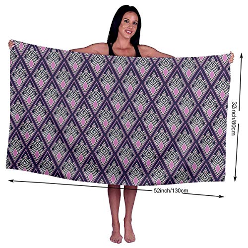 Gebrb Toallas de baño,Toalla de Playa,Manta de Playa Beach Bath Towel Soft Big 31"X 51" Inch Unique City