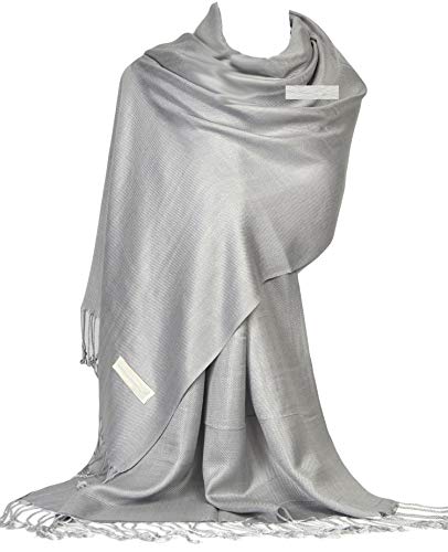 GFM Mujer Pashmina estilo bufanda de abrigo(DRV)(B9-205-HJ-28-CH)