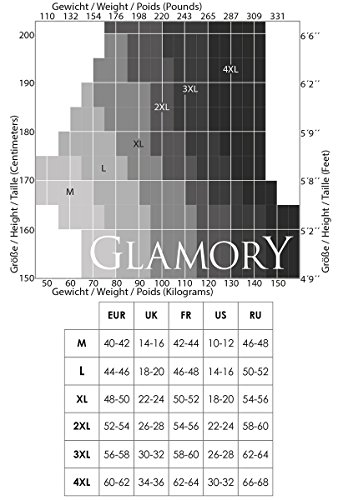 Glamory Satin 20 Ceñidos, 20 DEN, Maquillaje, 50-52 para Mujer