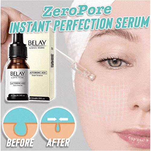 GOOHEAL Suero ZeroPore Instant Perfection | 3 * 10ml suero de solución Madre de ácido lactobiónico minimiza los poros antienvejecimiento Esencia reafirmante para Levantar Arrugas