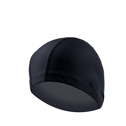 Gorro de Natación, Avril Tian Impermeable Sombrero de Pelo Largo de Sombrero de Cabeza Unisex de Recubrimiento de PU para Mujeres y Hombres para Deportes Acuáticos