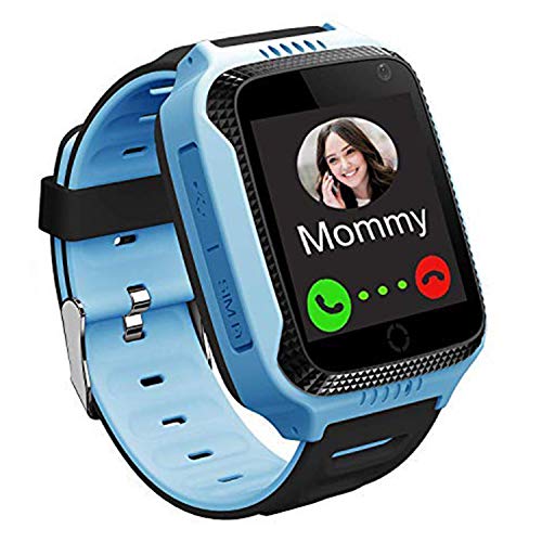 GPS LBS Tracker Smartwatch Niños - Reloj Inteligente Niña con SOS Cámara Juegos Despertador, Reloj Niña con Llamada, Reloj Inteligente Niños Compatible IOS Android, Smartwatch Niña Estudiante Escuela