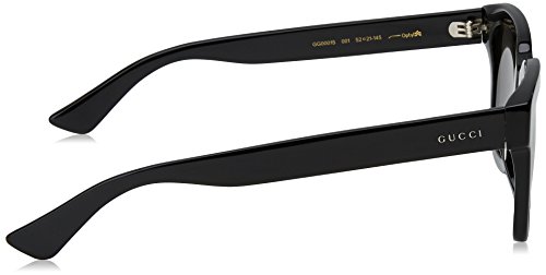 Gucci 0001S, Gafas de Sol para Hombre, Negro, 52