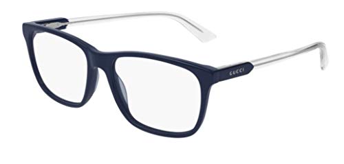 Gucci Gafas de Vista GG0490O BLUE 55/17/150 hombre