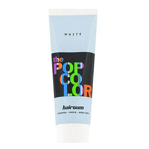 Hairgum Popcolor, Coloración semipermanente (Número 21, Blanco) - 60 ml.